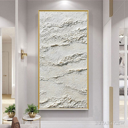 BUYARTVIEW Terra Blanca – Minimalist Wabi Sabi Textured Abstract Painting - image 4