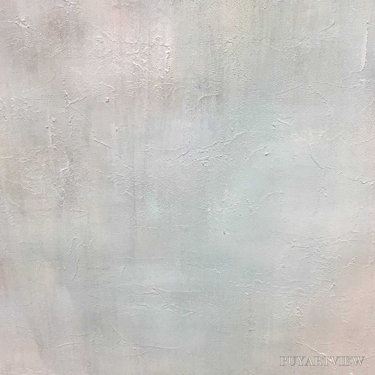 BUYARTVIEW Misty Morning – Textured Minimalist Abstract Oil Painting - image 3