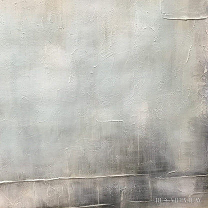 BUYARTVIEW Misty Morning – Textured Minimalist Abstract Oil Painting - image 5