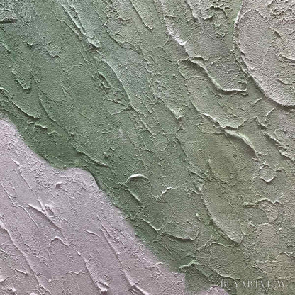 BUYARTVIEW Emerald Peaks – Textured Abstract Landscape Oil Painting - image 3