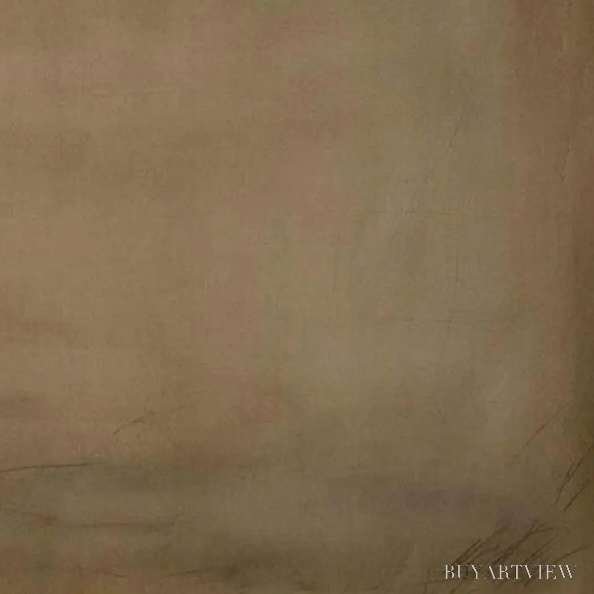 BUYARTVIEW Earthy Minimalist Landscape – Minimalist Abstract Painting in Brown - image 3