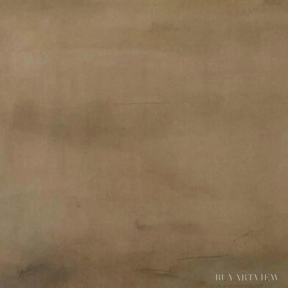 BUYARTVIEW Earthy Minimalist Landscape – Minimalist Abstract Painting in Brown - image 5