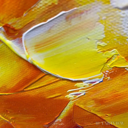 BUYARTVIEW Colorful Reflections – Textured Abstract Landscape Painting - image 3