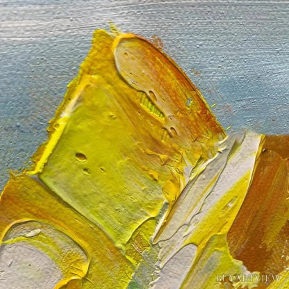 BUYARTVIEW Colorful Reflections – Textured Abstract Landscape Painting - image 6