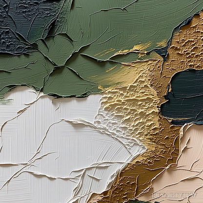 BUYARTVIEW Terrain – Textured Wabi Sabi Abstract Painting in Earth Tones - image 3