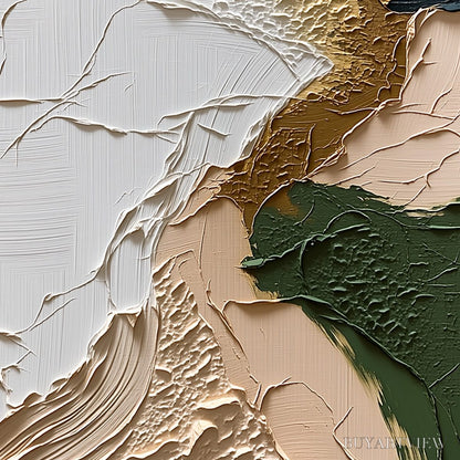 BUYARTVIEW Terrain – Textured Wabi Sabi Abstract Painting in Earth Tones - image 5