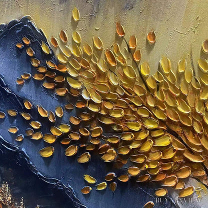 BUYARTVIEW Golden Majesty – Textured Landscape Oil Painting - image 3