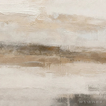 BUYARTVIEW Earthen Calm – Textured Wabi Sabi Abstract Landscape Painting - image 3