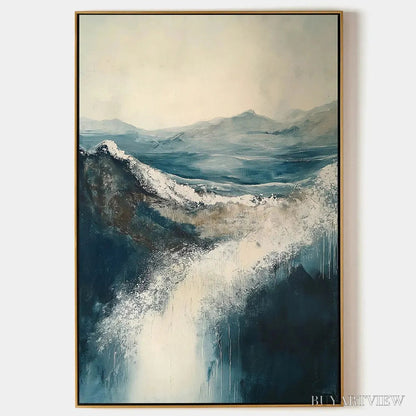 BUYARTVIEW Highland Mist – Atmospheric Landscape Oil Painting - image 1