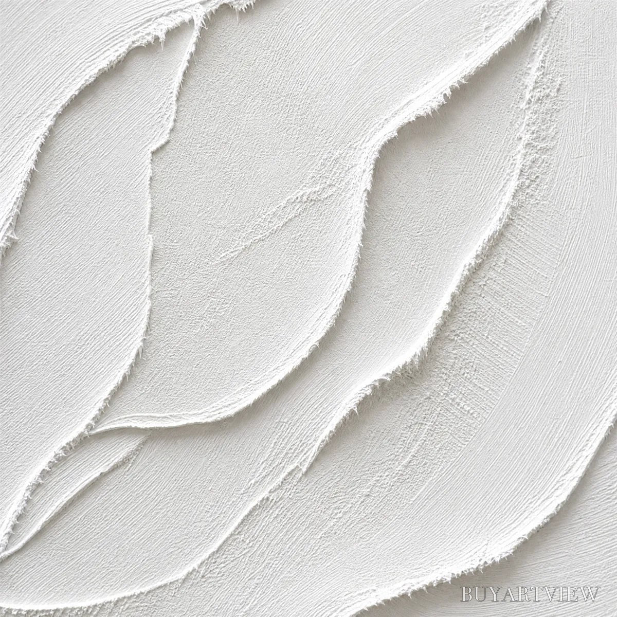 BUYARTVIEW Aegean Calm – Minimalist White Textured Wabi Sabi Set - image 3