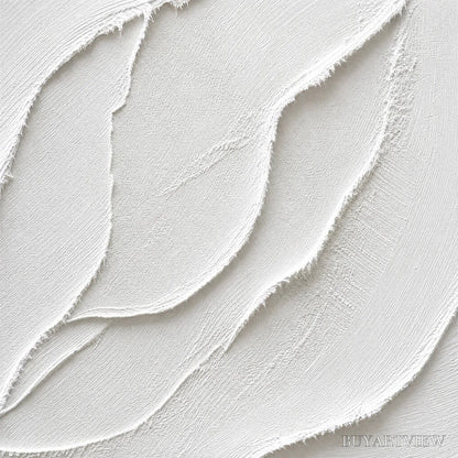 BUYARTVIEW Aegean Calm – Minimalist White Textured Wabi Sabi Set - image 3
