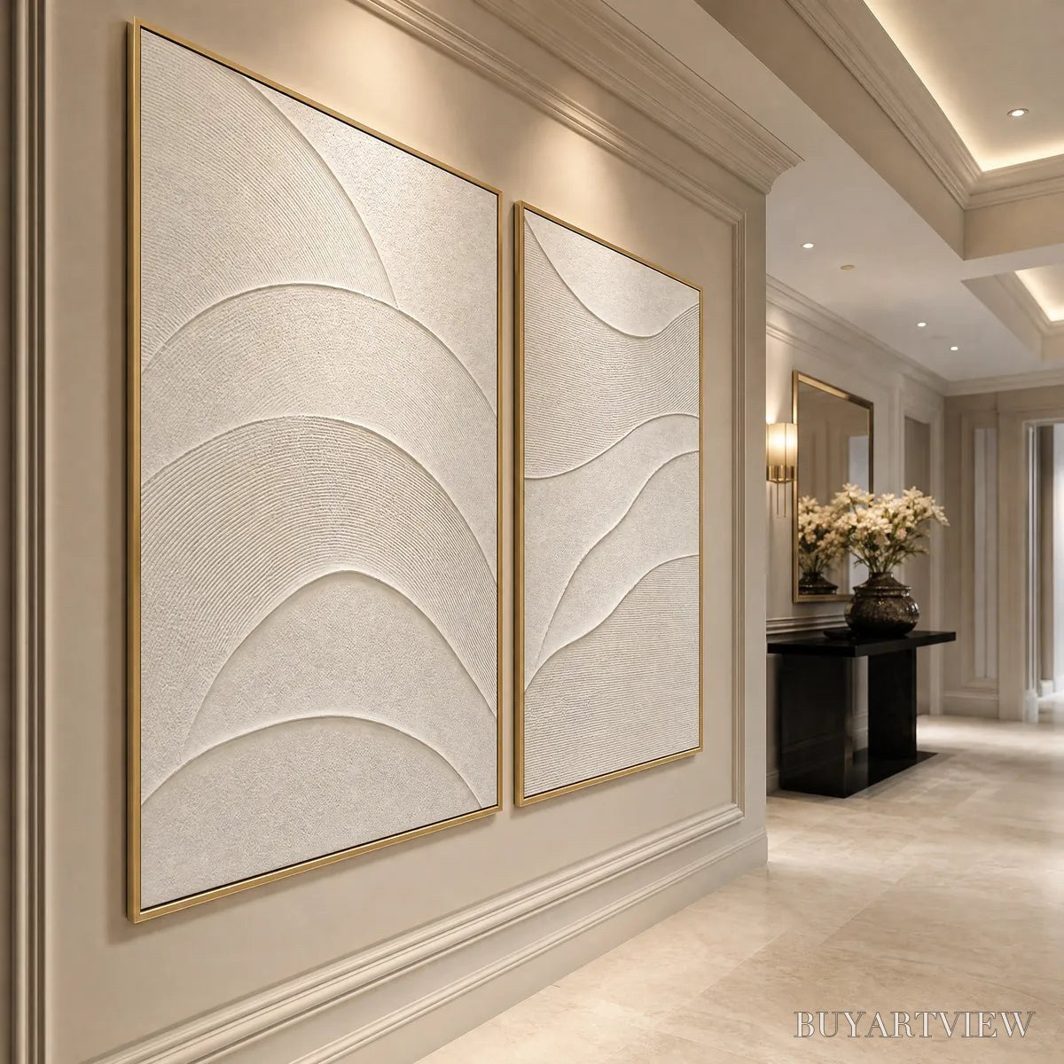 BUYARTVIEW Serene Rhythm – Minimalist Textured Wabi Sabi Set - image 4
