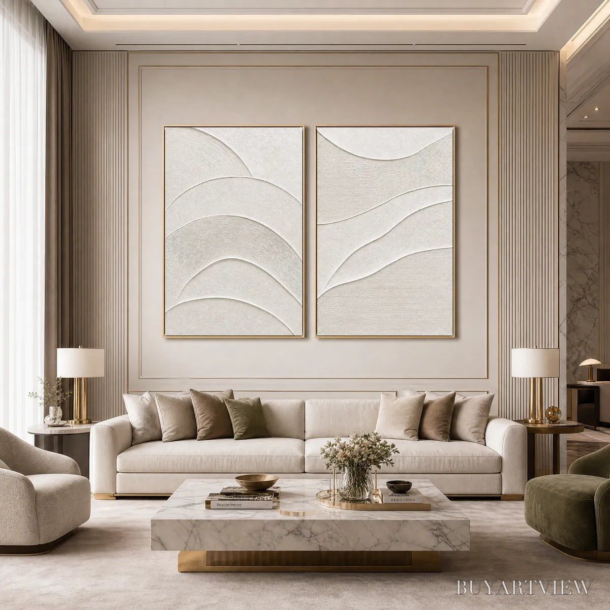 BUYARTVIEW Serene Rhythm – Minimalist Textured Wabi Sabi Set - image 6