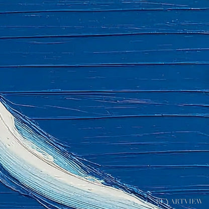 BUYARTVIEW Voyage – Minimalist Textured Abstract Sailboat Painting - image 5