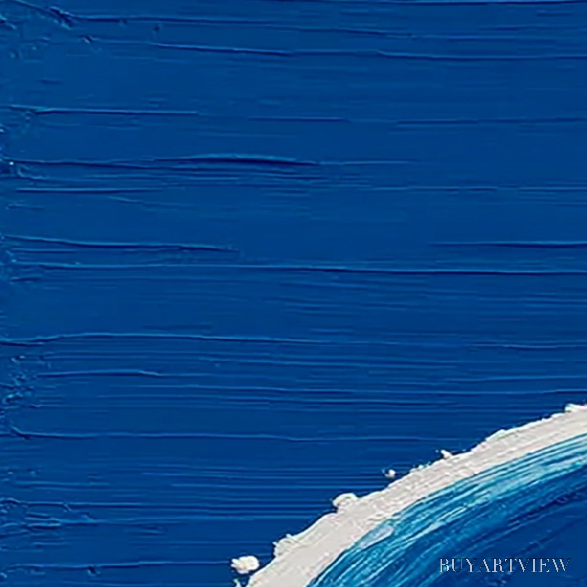 BUYARTVIEW Voyage | Minimalist Textured Seascape Oil Painting - image 3