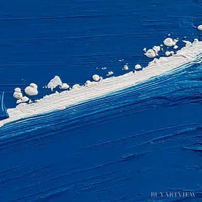 BUYARTVIEW Voyage | Minimalist Textured Seascape Oil Painting - image 5