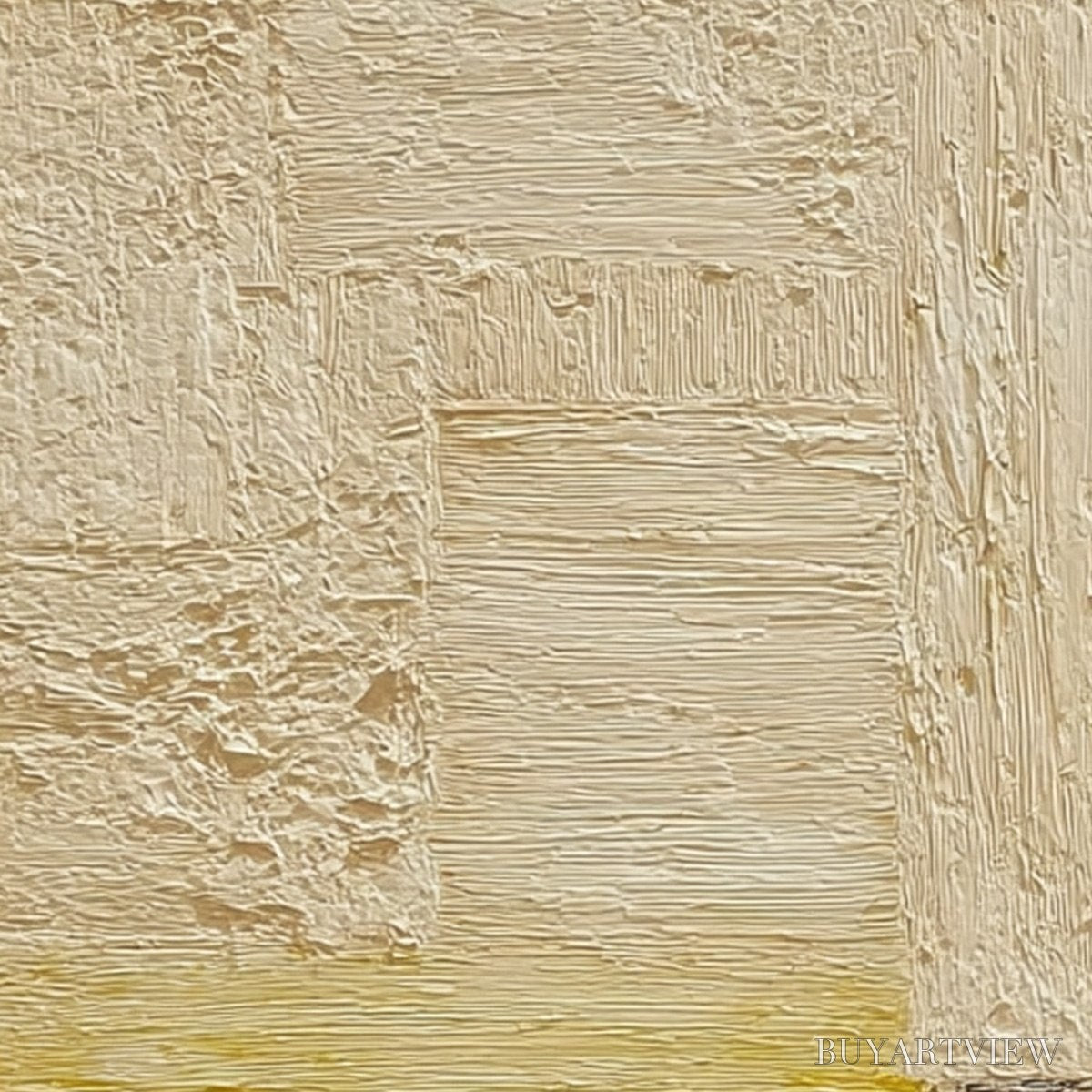 BUYARTVIEW Horizon'S Edge – Textured Wabi-Sabi Abstract Seascape Painting - image 5