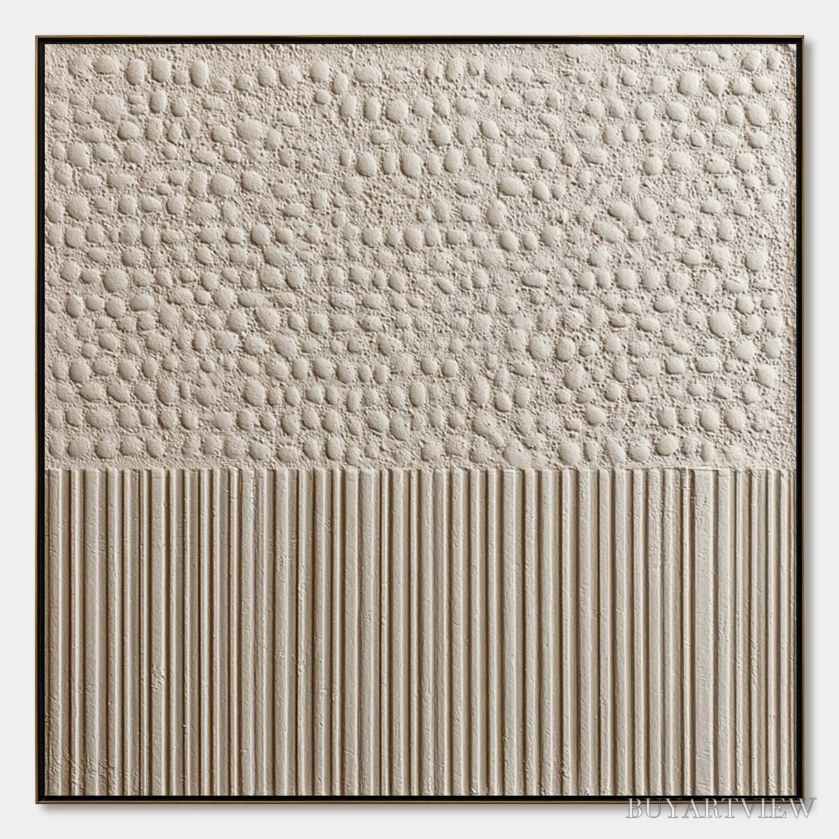 BUYARTVIEW Zenith – Textured Wabi-Sabi Minimalist Abstract - image 1