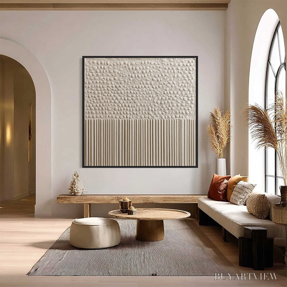 BUYARTVIEW Zenith – Textured Wabi-Sabi Minimalist Abstract - image 2