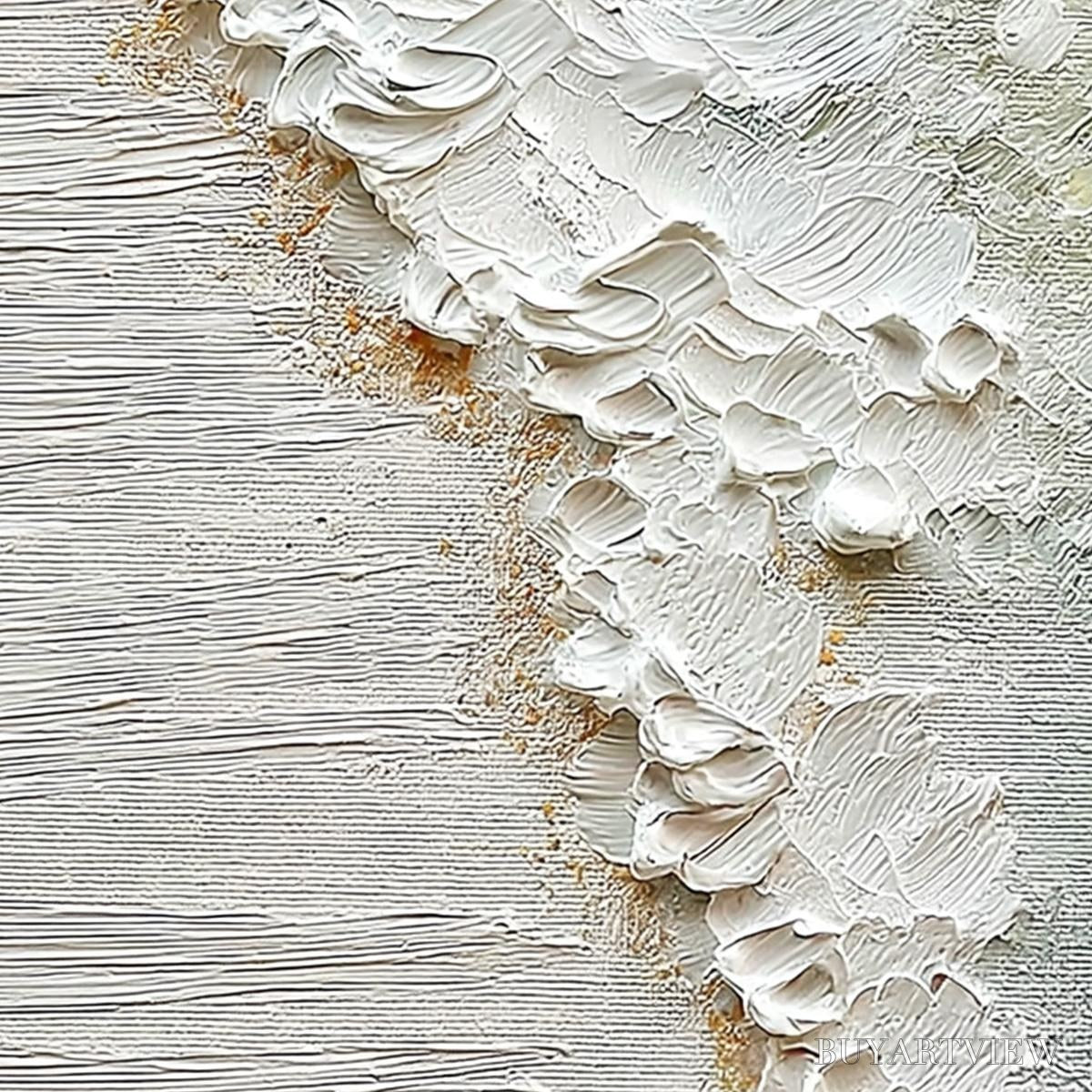 BUYARTVIEW Aegean Foam – Textured Wabi Sabi Abstract Ocean Art - image 3