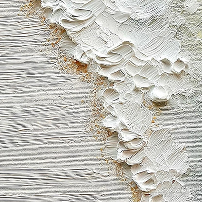 BUYARTVIEW Aegean Foam – Textured Wabi Sabi Abstract Ocean Art - image 3