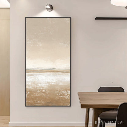 BUYARTVIEW Solitude – Textured Minimalist Wabi Sabi Seascape - image 4