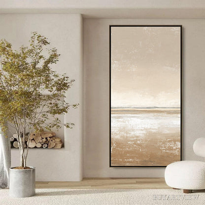 BUYARTVIEW Solitude – Textured Minimalist Wabi Sabi Seascape - image 6