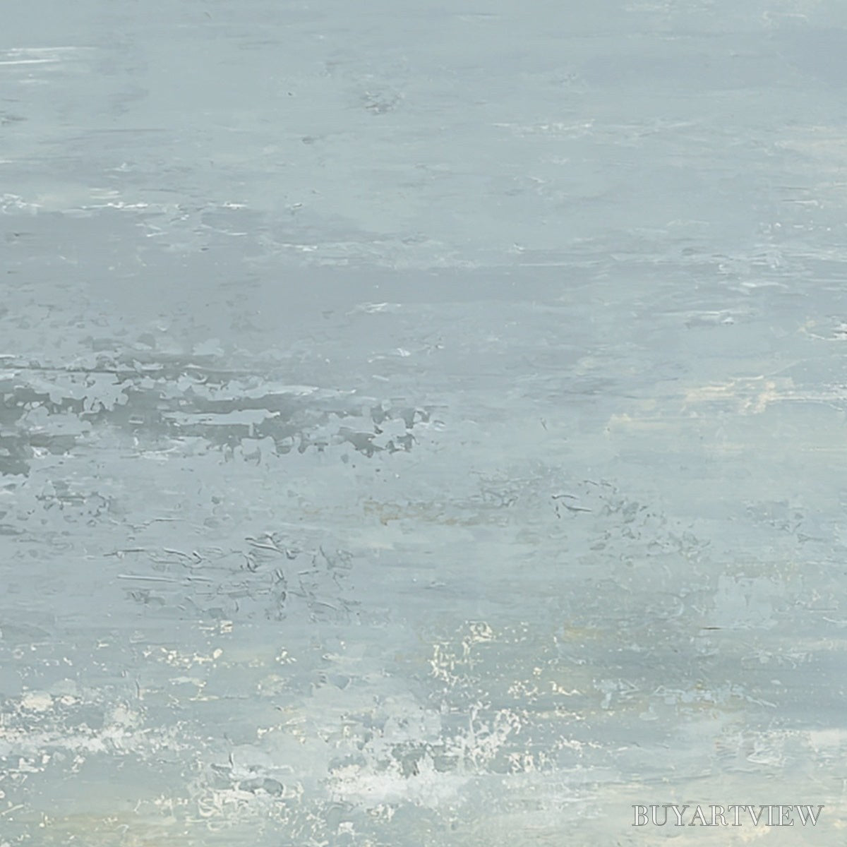 BUYARTVIEW Quiet Horizon – Textured Minimalist Wabi Sabi Seascape - image 5