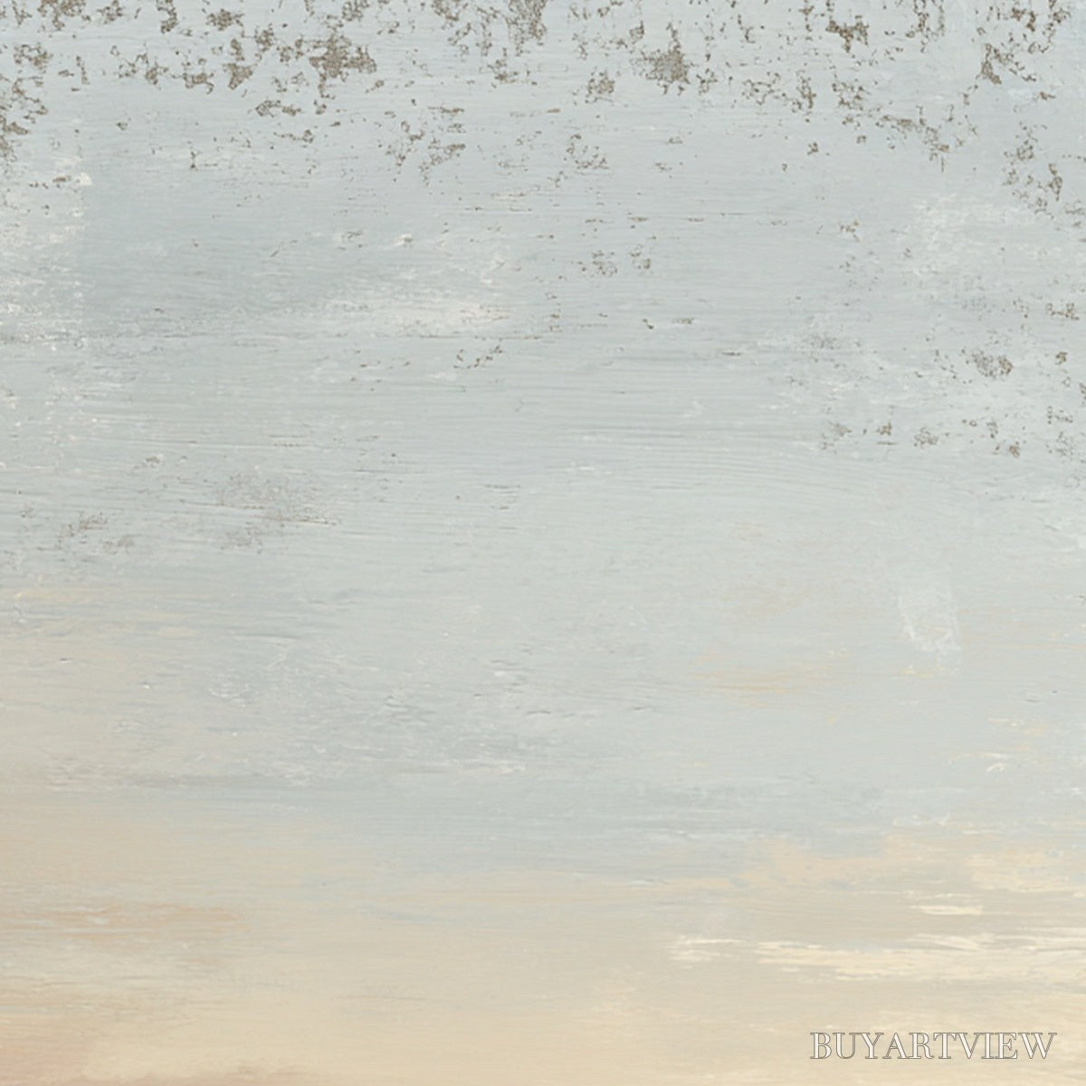 BUYARTVIEW Quiet Shore – Textured Wabi Sabi Minimalist Beach Painting - image 5