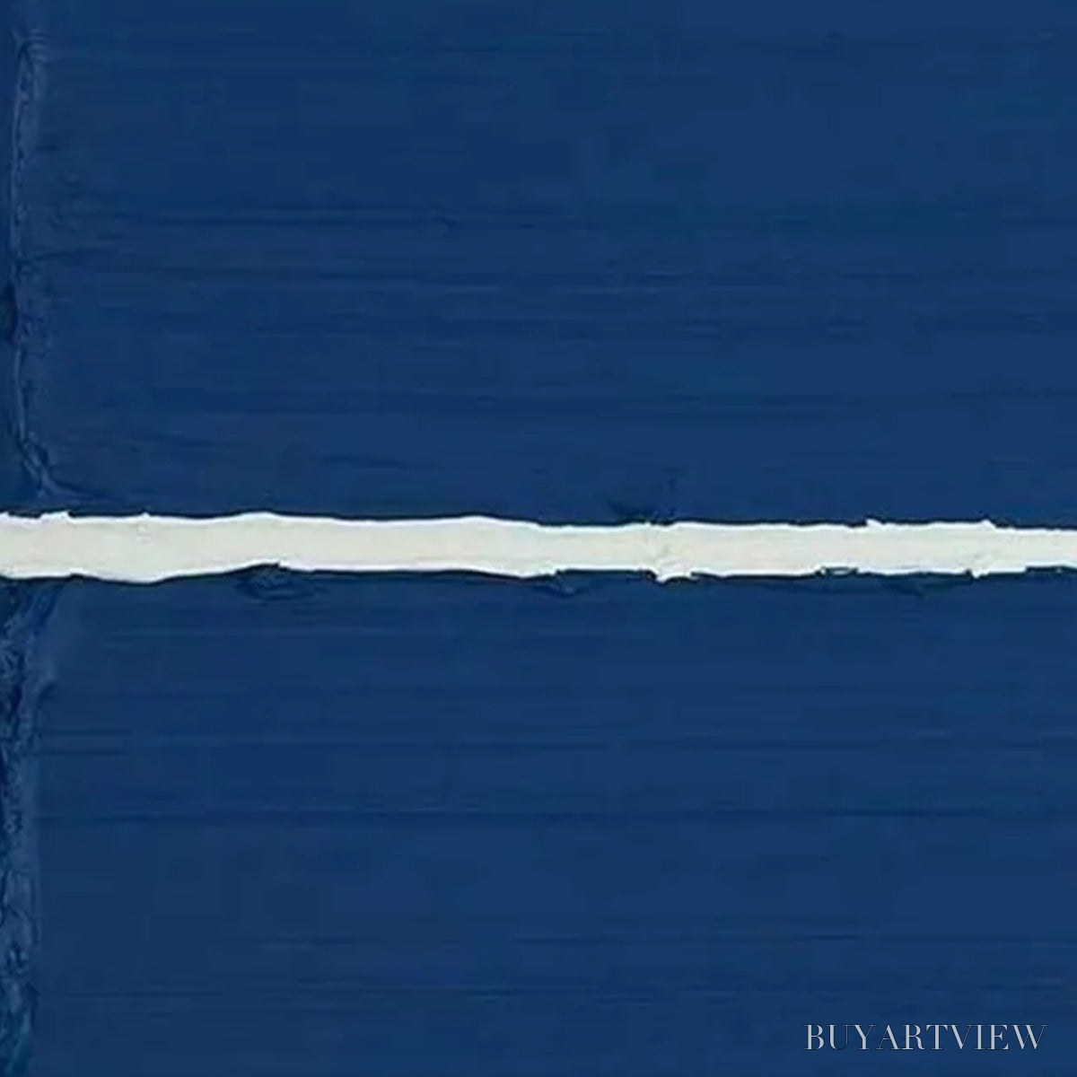 BUYARTVIEW Silent Wake – Minimalist Sailboat Seascape Oil Painting - image 3