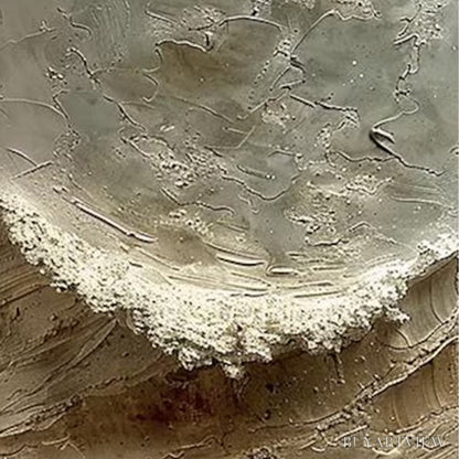 BUYARTVIEW Tidal Whisper – Textured Wabi Sabi Coastal Diptych Oil Painting - image 3