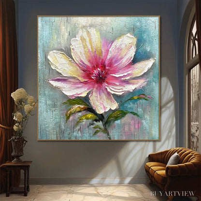 BUYARTVIEW Ocean'S Abundance – Colorful Fish School Oil Painting on Canvas - image 2