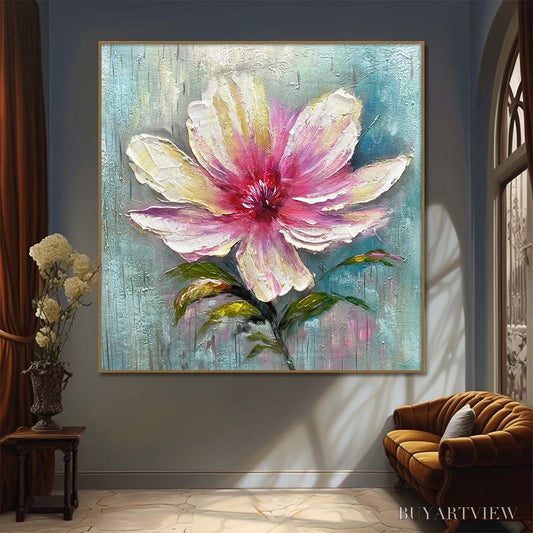 BUYARTVIEW Ocean'S Abundance – Colorful Fish School Oil Painting on Canvas - image 2
