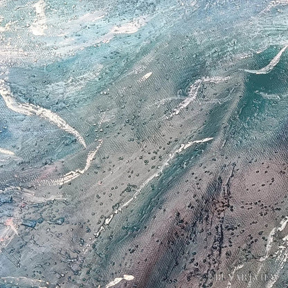 BUYARTVIEW Ocean'S Embrace – Ocean Waves Seascape Oil Painting - image 4