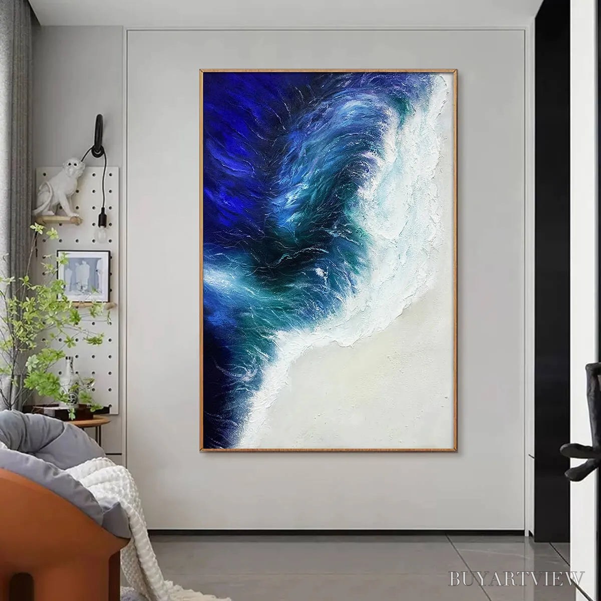 BUYARTVIEW Ocean'S Embrace – Ocean Waves Seascape Oil Painting - image 5