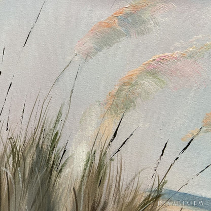 BUYARTVIEW Beach Grass Panoramic – Beach Painting, Panoramic - image 6