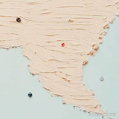 BUYARTVIEW Serendipity – Textured Minimalist Painting with Playful Impasto Details - image 3