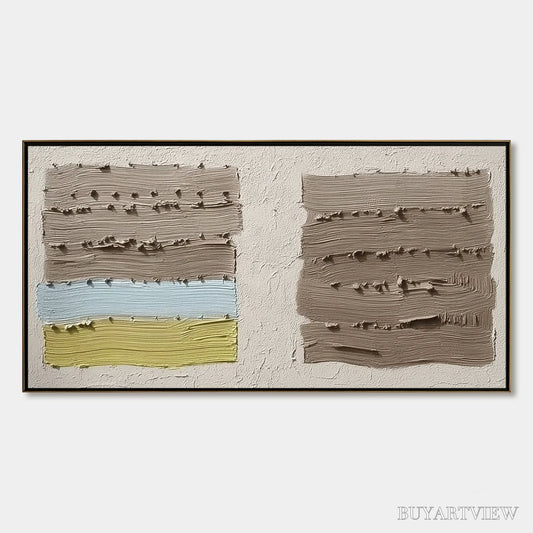 BUYARTVIEW Terra Firma – Textured Wabi Sabi Abstract Painting - image 1