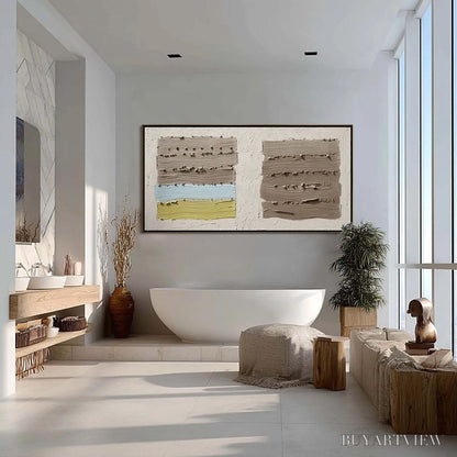 BUYARTVIEW Terra Firma – Textured Wabi Sabi Abstract Painting - image 4