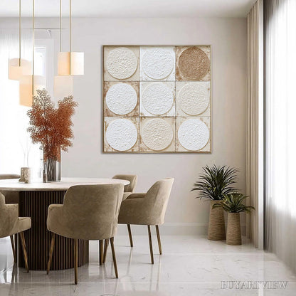 BUYARTVIEW Earthen Rhythm – Textured Wabi Sabi Abstract Painting for Minimalist Decor - image 4