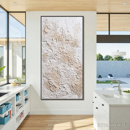 BUYARTVIEW Terra Veil – Wabi Sabi Textured Minimalist Abstract Painting - image 6