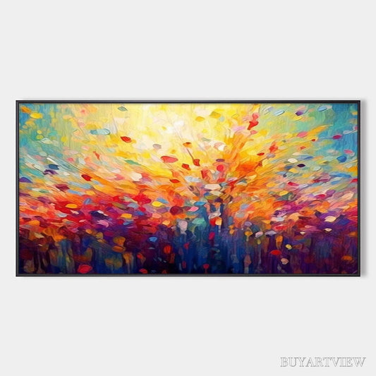 BUYARTVIEW Radiant Dawn – Abstract Oil Painting - image 1
