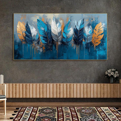 BUYARTVIEW Ethereal Feathers – Textured Still Life Oil Painting - image 6