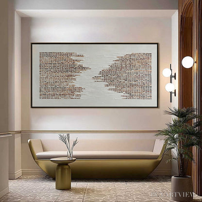 BUYARTVIEW Fragments – Textured Minimalist Painting of Deconstructed Architecture - image 4