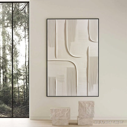 BUYARTVIEW Urban Pathways – Textured Minimalist Wabi Sabi Abstract - image 6