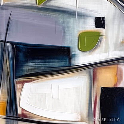 BUYARTVIEW Intersection – Dynamic Modern Abstract Textured - image 3