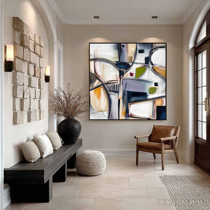 BUYARTVIEW Intersection – Dynamic Modern Abstract Textured - image 4
