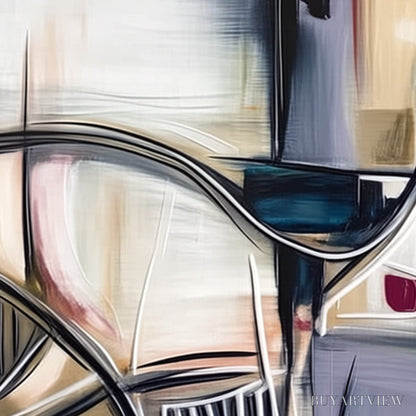 BUYARTVIEW Intersection – Dynamic Modern Abstract Textured - image 5
