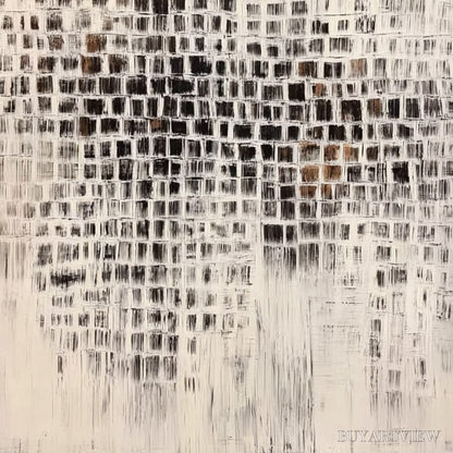 BUYARTVIEW Urban Grid – Textured Minimalist Abstract Painting for Modern Decor - image 5