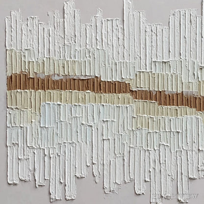 BUYARTVIEW Urban Rhythm – Large Horizontal Textured Minimalist Abstract Painting - image 3